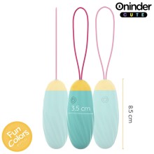 ONINDER CUTE - ŒUF VIBRO-ROTATIF EN SILICONE AVEC PIERRE PRÉCIEUSE - APPLICATION GRATUITE DANS LE MONDE ENTIER