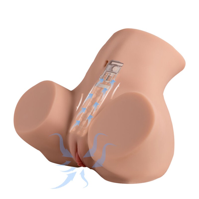 XISE - DANAE THRUSTING MASTUBADOR DE VAGINA REALISTA COM VIBRAÇÃO MULTI-POSIÇÕES