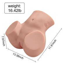 XISE - SYDNI REALISTISCHER MULTIPOSITIONS-VAGINA-MASTURBATOR MIT STOSSFUNKTION