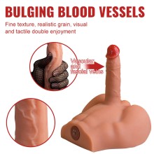 XISE - PEEL DILDO ASS DILDO REALISTA MASTURBADOR POSIÇÃO FRONTAL COM IMPULSO 17,5 CM