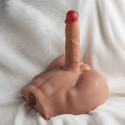 XISE - PEEL DILDO ASS DILDO REALISTA MASTURBADOR POSIÇÃO FRONTAL COM IMPULSO 17,5 CM