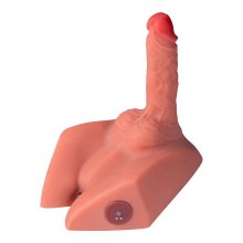 XISE - MICHAEL REALISTIC DILDO AND ANUS MASTURBATOR WITH THRUSTING 15 CM