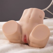 XISE - MAYA SUCKING REALISTA VAGINA E ÂNUS MASTURBADOR COM VIBRAÇÃO E ONDAS ESTIMULANTES 4,5 KG