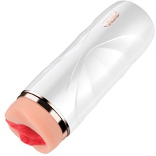 SHEQU - MASTURBADOR VAGINA RILEY COM VIBRAÇÃO E ONDAS ESTIMULANTES
