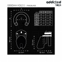 ADDICTED TOYS LOCKED - GABBIA PER PENE OBSIDIAN HOLD TAGLIA S