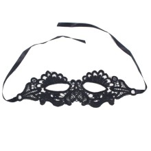 QUEEN LINGERIE - SCHWARZE MASKE EINER GRÖSSE