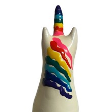 CONDOMERIE - PRESERVATIVOS NOVIDADES PINTADOS À MÃO UNICÓRNIO ARCO-ÍRIS