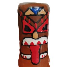CONDOMERIE - HANDPAINTED NOVELTY CONDOMS TIKI TOTEM-01