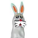 CONDOMERIE - PRÉSERVATIFS FANTAISIE PEINTS À LA MAIN EN FORME DE LAPIN XL
