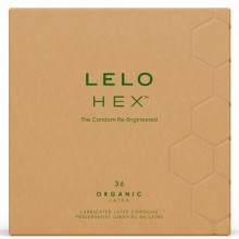 LELO - PRESERVATIVI ORGANICI HEX CONFEZIONE DA 36 UNITÀ