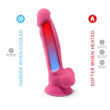 SILEXD MODELLO DI PENE REALISTICO 7 ROSA BRILLANTE AL BUIO
