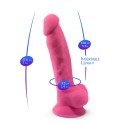 SILEXD MODELLO DI PENE REALISTICO 7 ROSA BRILLANTE AL BUIO