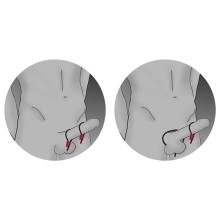 ELECTRASTIM - ANÉIS PENIANOS AJUSTÁVEIS PRESTIGE ELECTRA LOOPS PRETOS