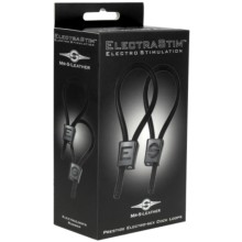 ELECTRASTIM - ANÉIS PENIANOS AJUSTÁVEIS PRESTIGE ELECTRA LOOPS PRETOS