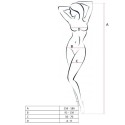 PASSION - FEMME BS056 BODYSTOCKING ROUGE TAILLE UNIQUE