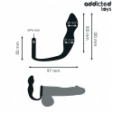 ADDICTED TOYS - PLUG ANAL COM ANEL MODELO 2