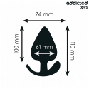 ADDICTED TOYS - ANAL PLUG SILICONE SIZE XXL 11 CM
