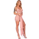 LIVCO CORSETTI FASHION - BABYDOLL HYEONA 1710 + THONG ROSE XL