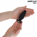 ADDICTED TOYS - PLUG ANAL COM JOIA TAMANHO M 10,4 CM