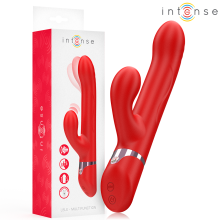 INTENSE - LELE VIBRADOR MULTIFUNCIONAL ROTATIVO OSCILAÇÃO ESTIMULAÇÃO VERMELHO