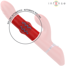 INTENSE - LELE VIBRADOR MULTIFUNCIONAL ROTATIVO OSCILAÇÃO ESTIMULAÇÃO VERMELHO