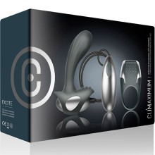 CLIMAXIMUM - EXCITE KIT ANELLO PER IL PENE + MASSAGGIATORE PER LA PROSTATA CON FILO