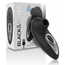BLACKSILVER - DRAKE DELUXE SUCKING VIBE SILICONE RECARREGÁVEL PRETO