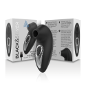 BLACKSILVER - DRAKE DELUXE SUCKING VIBE RICARICABILE IN SILICONE NERO