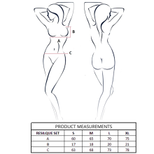PASSION - ENSEMBLE SOUTIEN-GORGE + STRING RESILQUE ROUGE TOMATE S/M