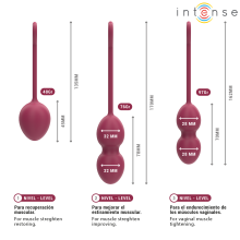 INTENSE - CHARLI KEGEL BALL KIT BURGUNDY