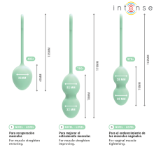 INTENSE - CHARLI KEGEL BALL KIT LIGHT GREEN