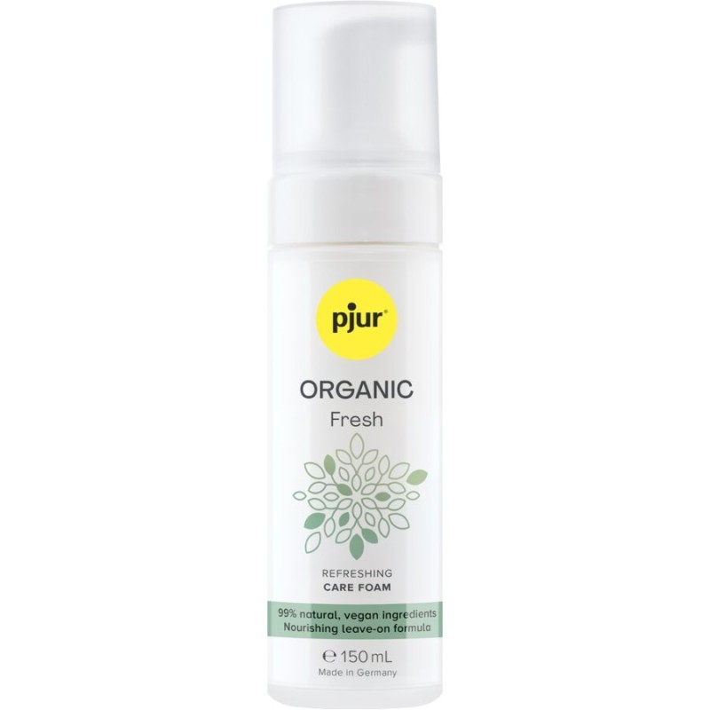 PJUR - ESPUMA REFRESCANTE ORGÂNICA FRESCANTE VEGANO SEM ENXÁGUE 150 ML