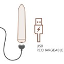 ROCKS-OFF - BALLE VIBRANTE RECHARGEABLE ROUGE COQUELICOT