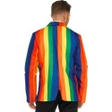 LEG AVENUE - BLAZER + TIE RAINBOW S