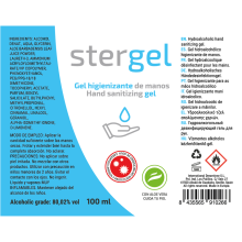 STERGEL - GEL HIDROALCOÓLICO DESINFETANTE DE MÃOS ALOE VERA