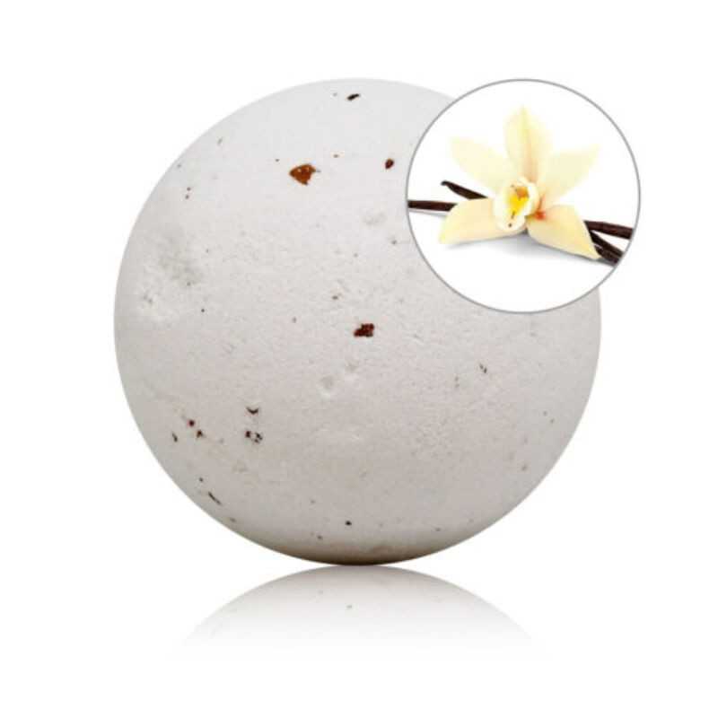 TALOKA - BOMBA DE BANHO PERFUMADA DE BAUNILHA COM PÉTALAS DE TALOKA - BOMBA DE BANHO PERFUMADA DE BAUNILHA COM PÉTALAS DE