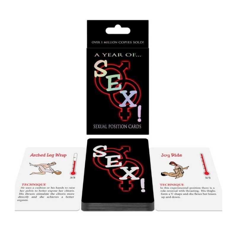 KHEPER GAMES - CARTES DE POSITION SEXUELLE UN AN DE... SEXE !