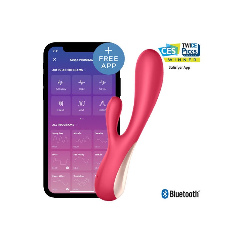 SATISFYER MONO FLEX RED WITH APP