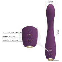 PRETTY LOVE - HECTOR VIBRADOR ELECTROSHOCK POR APP CONTROL ROXO