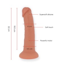 ONINDER - GRANDE VIBRADOR BOGOTÁ DILDO 9 VELOCIDADES NATURAL 22