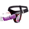 BAILE - PETTORINA ANALE E VAGINALE FEMMINILE LILLA PUNTO G 17 CM