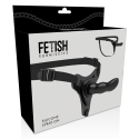 FETISH SUBMISSIVE HARNESS - SILICONE NERO PUNTO G 16 CM