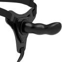 FETISH SUBMISSIVE HARNESS - SILICONE NERO PUNTO G 16 CM