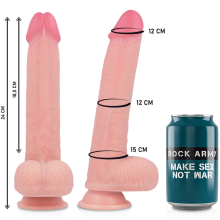 ROCKARMY - ARN S + FLÜSSIGER SILIKON DILDO PREMIUM KINGCOBRA 24
