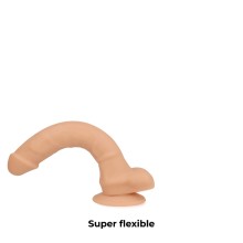 COCK MILLER - HARNAIS + COCKSIL ARTICULABLE DENSITÉ SILICONE 18 CM