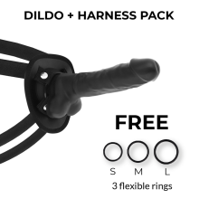 COCK MILLER - HARNESS + SILICONE DENSITY ARTICULABLE COCKSIL