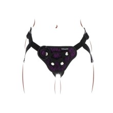 GET REAL - HARNAIS EN DENTELLE STRAP-ON VIOLET