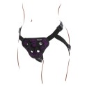 GET REAL - HARNAIS EN DENTELLE STRAP-ON VIOLET