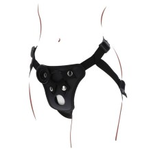 GET REAL - STRAP-ON PLEASURE HARNESS BLACK