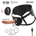 FETISH SUBMISSIVE CYBER STRAP - HARNESS WITH REMOTE CONTROL